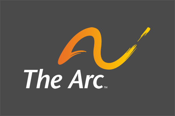 The Arc Logo in gray background